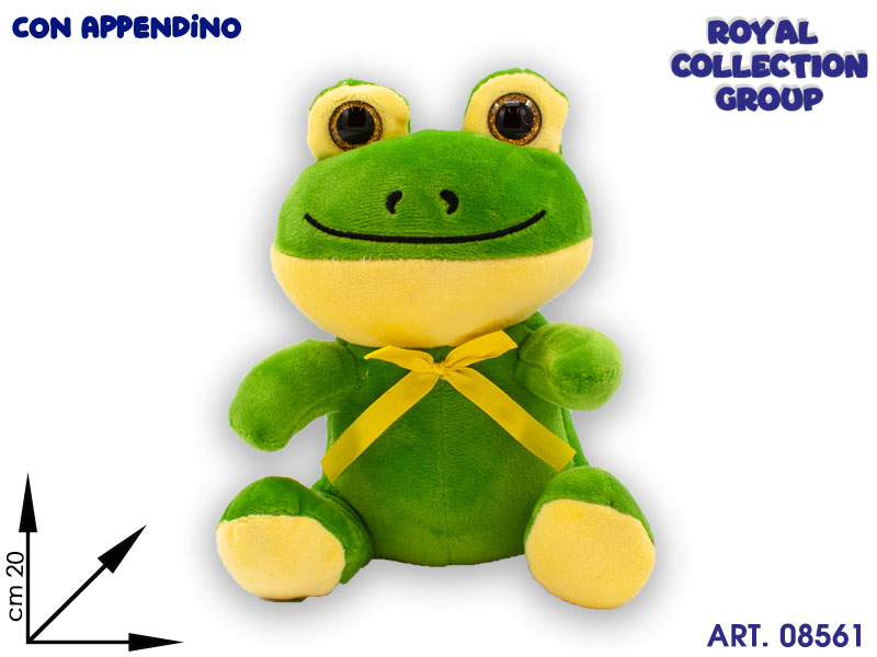 Pl2879 Rana Occhioni Peluche Cm 20