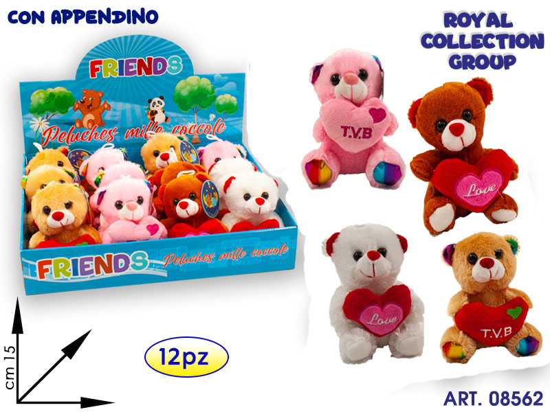 Espositore Pz 12 Peluche Ass Cm 15 Pl2919 1 Pl2925 1