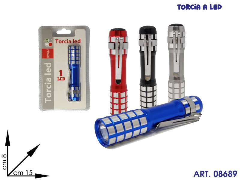 22329 Torcia Led Col Ass  Cm 15x8 (min.12 Pz)