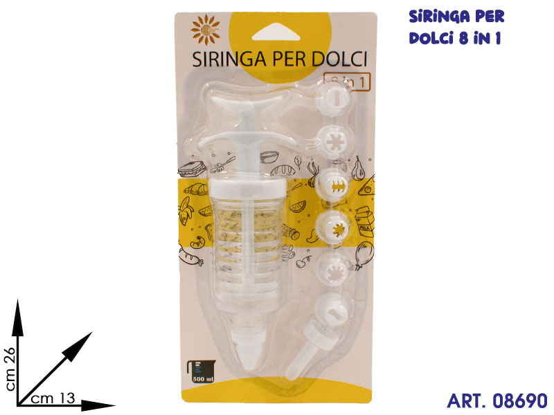 10365  Siringa Per Dolci Blister  Cm 26x13
