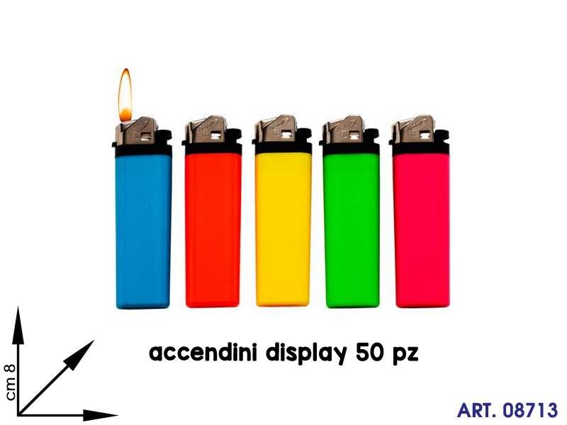 3324966  3938505 Flower W Softflame Cm 8 Display 50 Pz