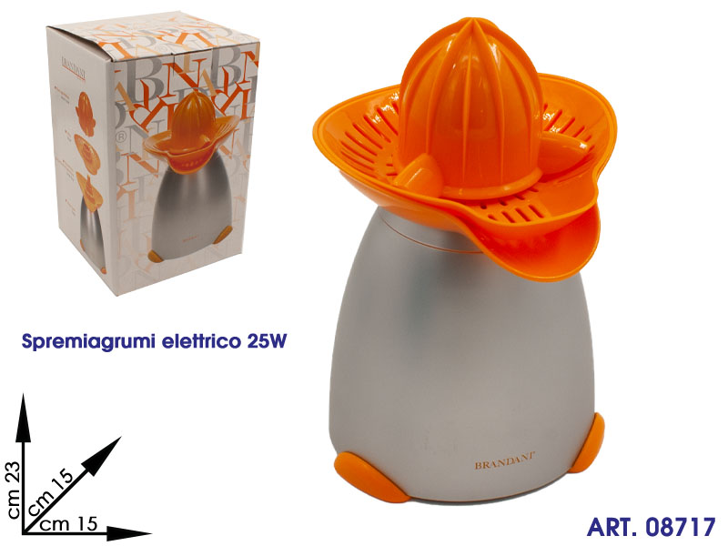 183 57283 Spremiagrumi Elettrico Arancio Ass  Cm 23x15