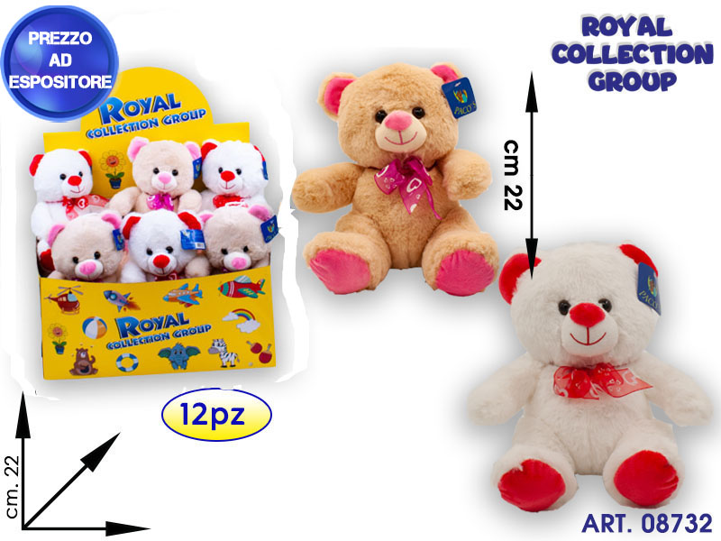 A1 22006 Orso Sofficione  2 Ass Cm 22 Display 12 Pz