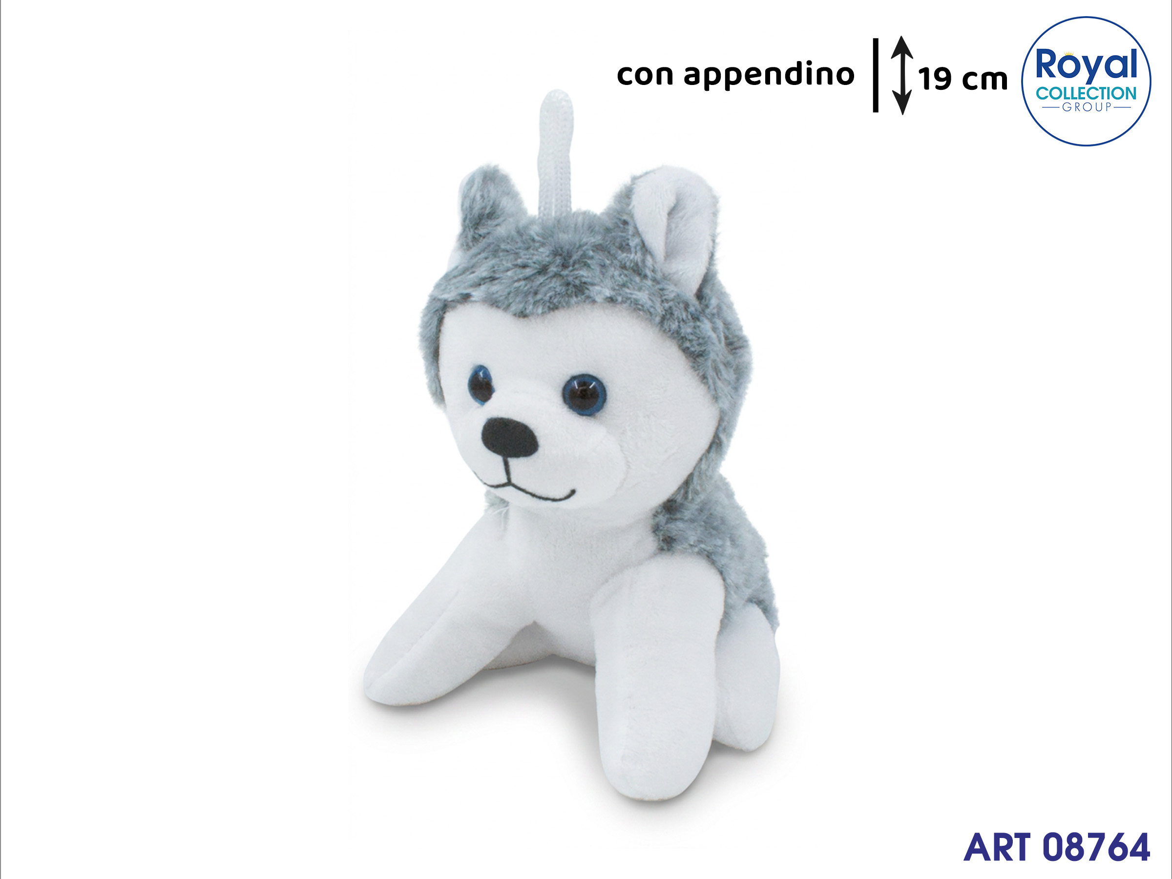 Pl2881 Husky Peluche  Cm 19