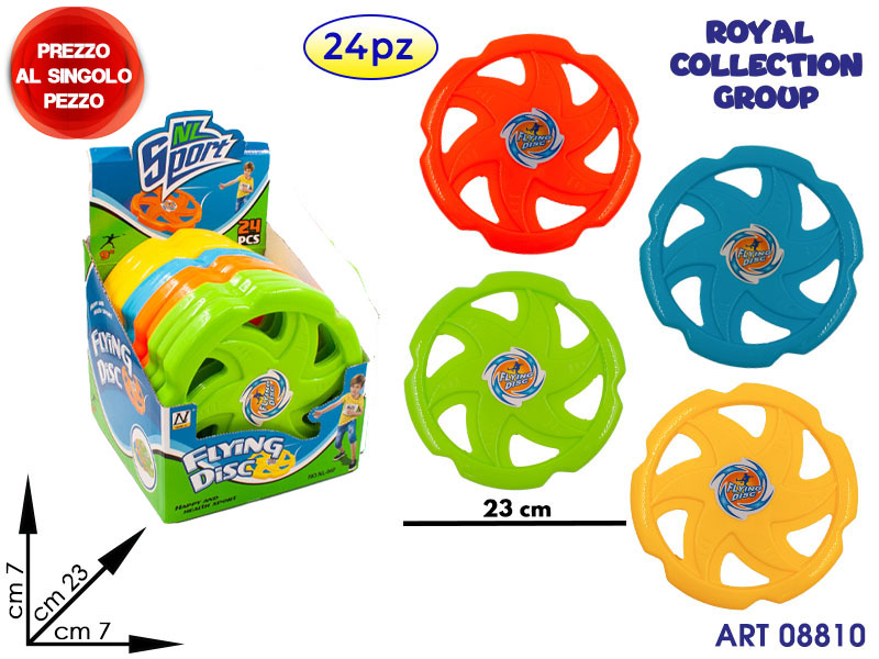 K9100291 - Nl-04f Frisbee Col Ass Display 24 Pz Cm 23