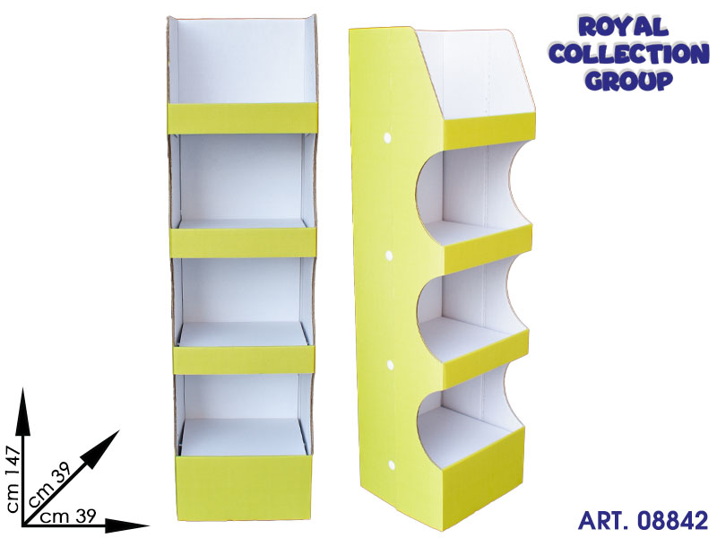 8913101 Espositore 4 Piani Flexo Cm147x39x39