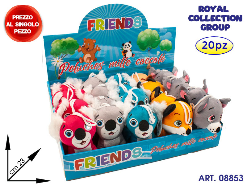 Espositore Pz 20 Peluche Ass Cm 15 08551 08552