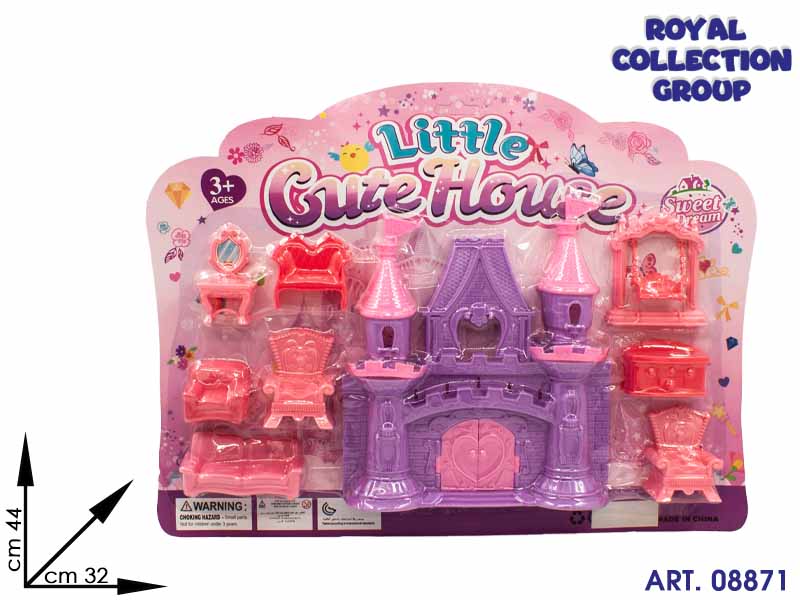 K9401475 Blister Castello Cute House Cm 44x32