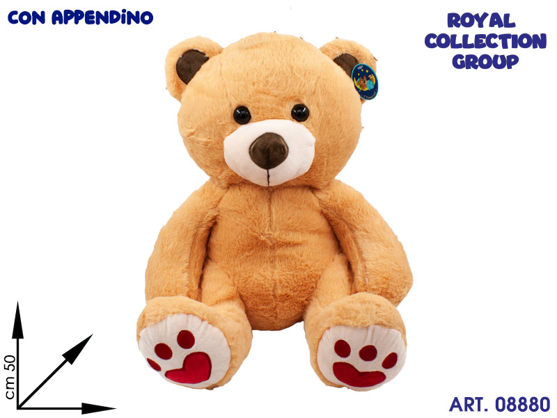 Pl2931 4 Orso Marrone Morbidoso Cm 50