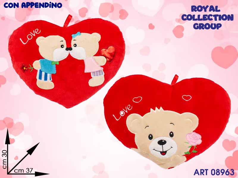 Pl2980-2 Cuore Morbidoso 2 Ass  Cm 37x30