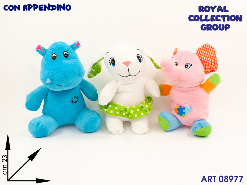 Gs9144 Gs9146 Gs9147 Peluche 3 Ass Cm 23