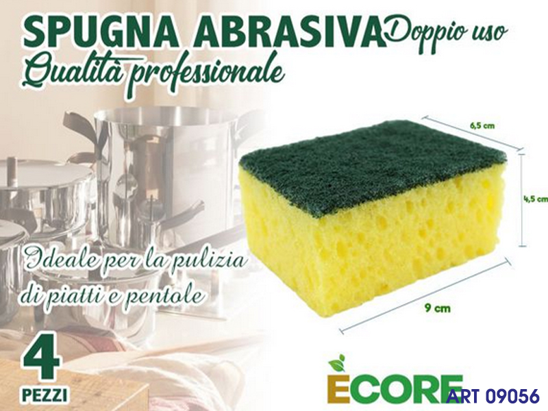Spugne Cucina Xl4 Pz  Cm 27x9