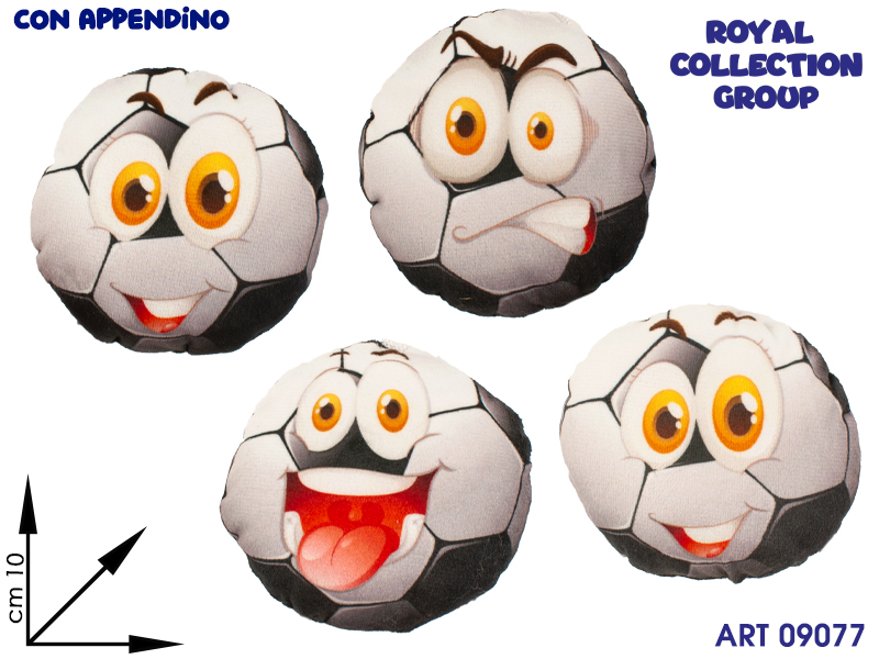 78490  Jm17045 Faccina Palla Peluche Ass Cm 10