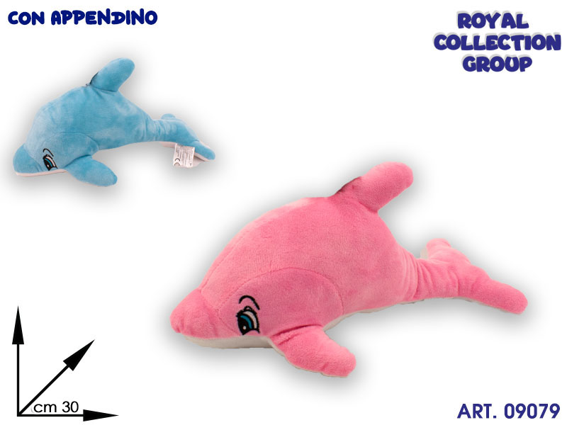 61867  25360 Delfino Peluche 2 Ass Cm 30
