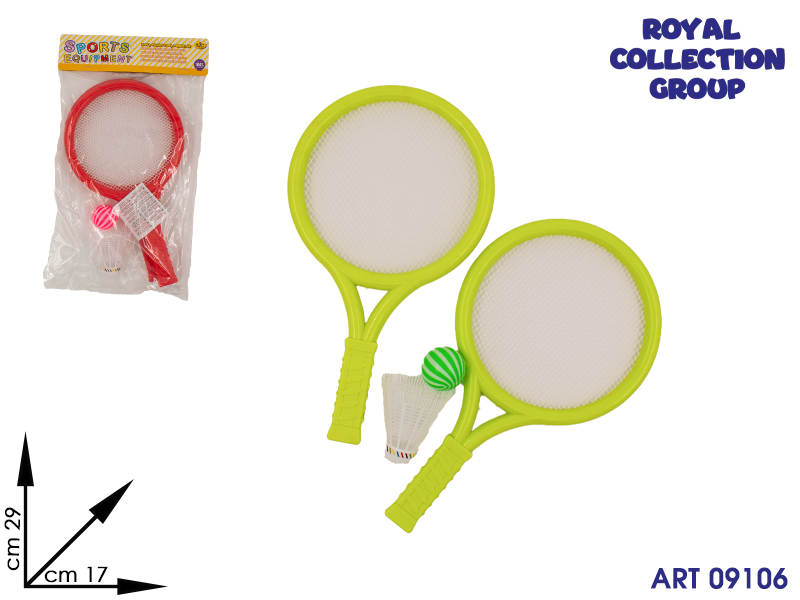K138976 Racchette Soft  Col Ass  Cm 29x17