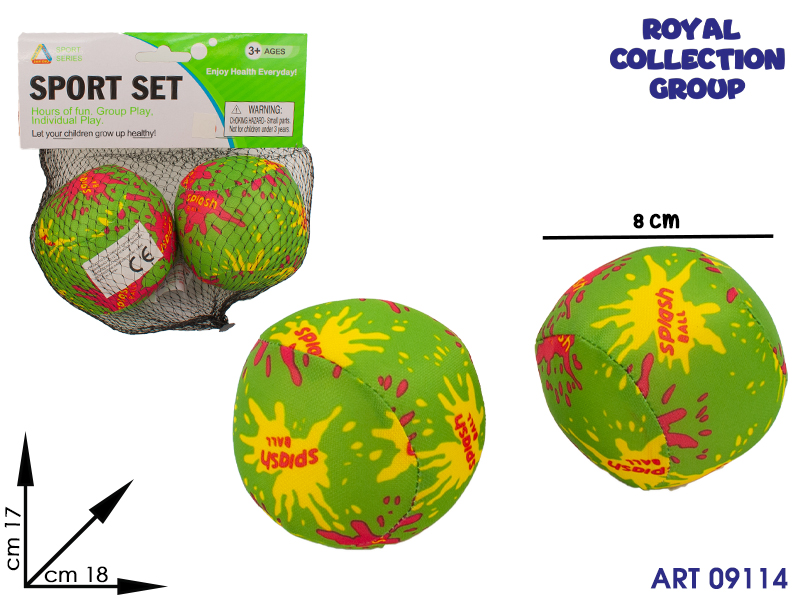 K4405282 Set 2 Palle Splash Diam 8
