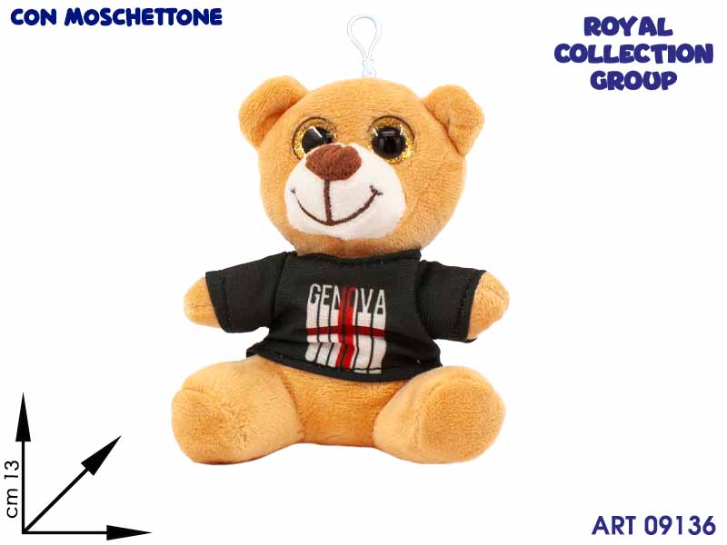 Pl2970 13 Orso Peluche Love Genova  Cm 13