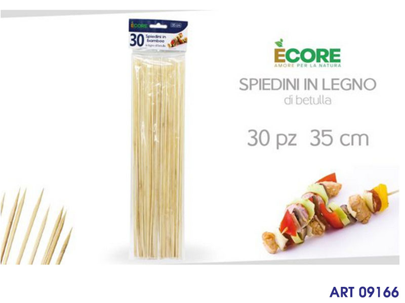 Spiedini Bamboo 30 Pz  Cm 35