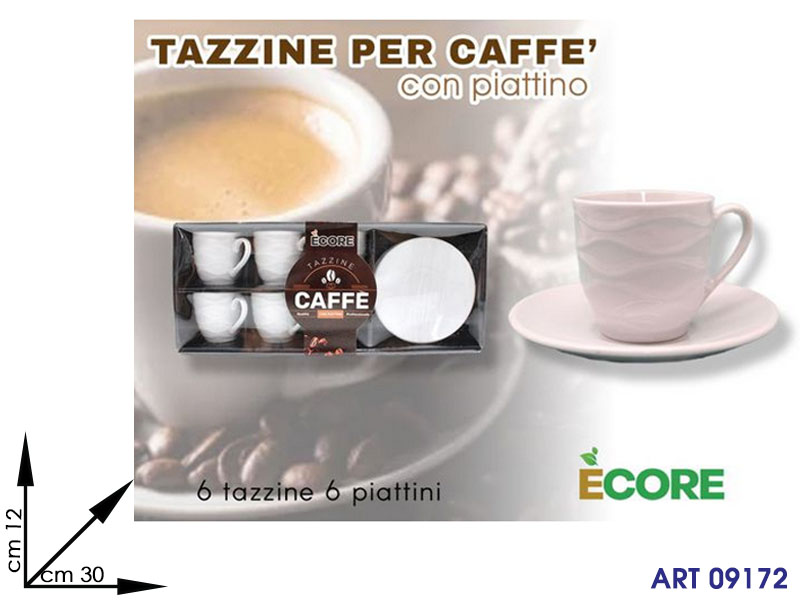 12pz Set Caffe' Ceram Dec 3
