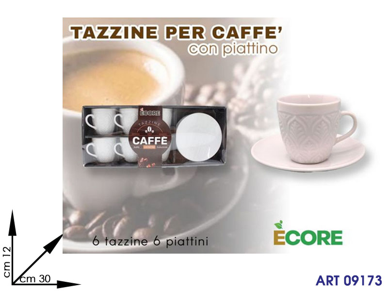 12pz Set Caffe' Ceram Dec 1