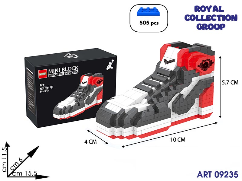691-4 Building Air Super Sneakers  Cm 15.5x11.5