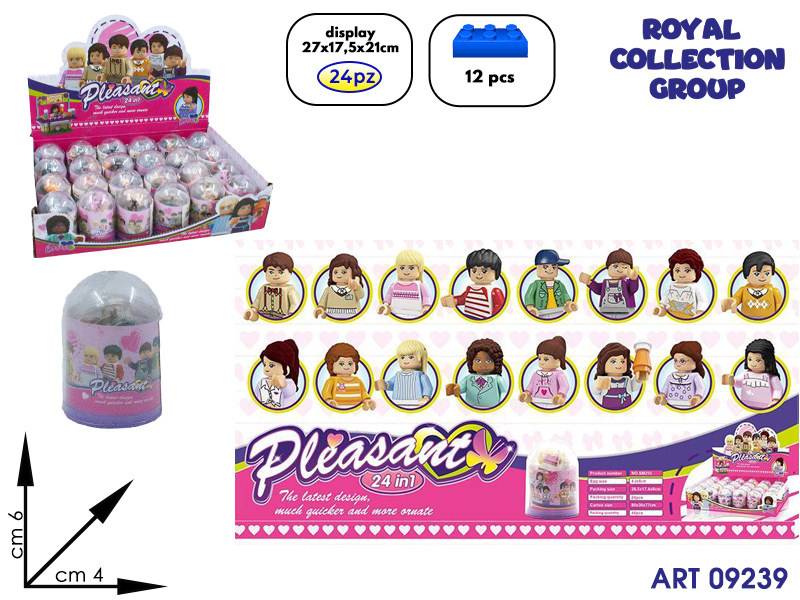 Sm255 Building Pleasant 24in1 Cm 6x4 Display 24 Pz