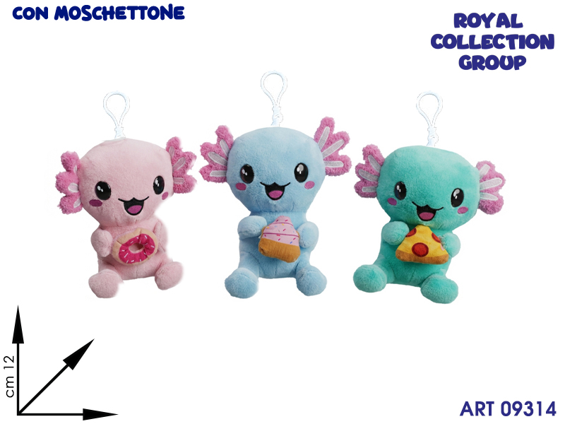 79695 Peluche Axo C/cibo Ass Cm 12