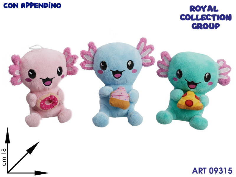 79619 Peluche Axo C/cibo  Cm 18