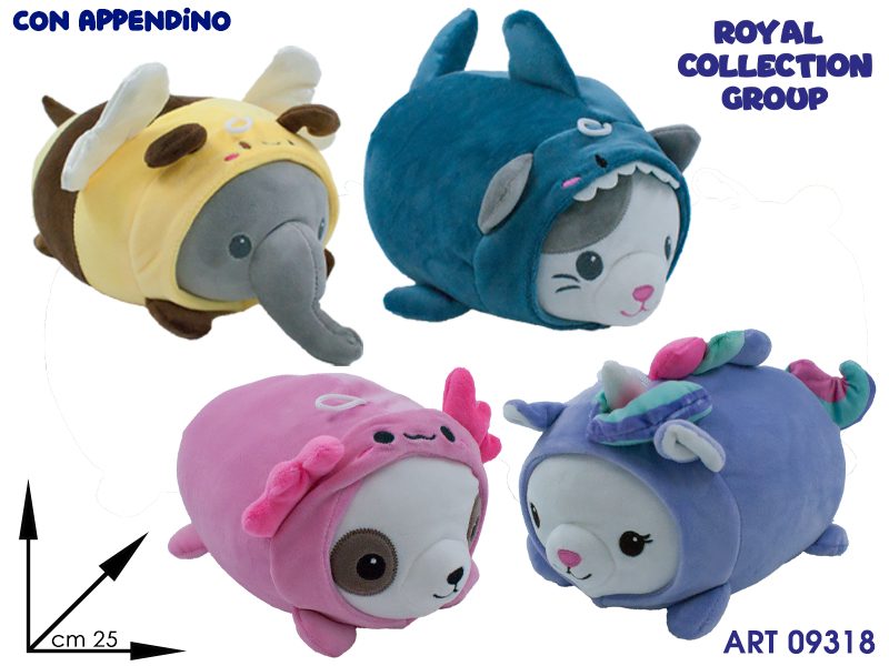 79621 Peluche Kawa 4 Ass  Cm 25