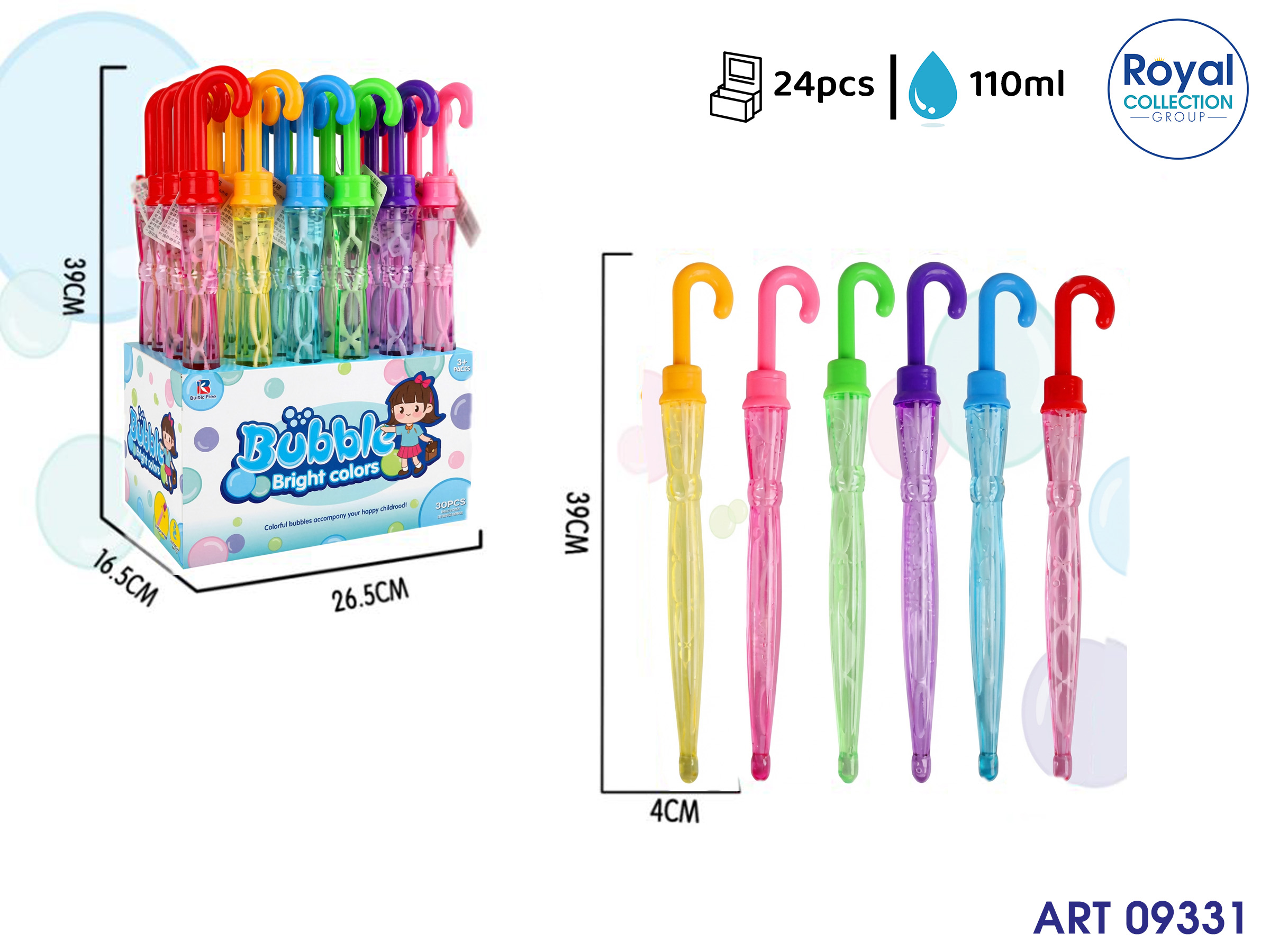 688-3 Bolle Di Sapone 110 Ml Ass Cm 38 Display Pz 24