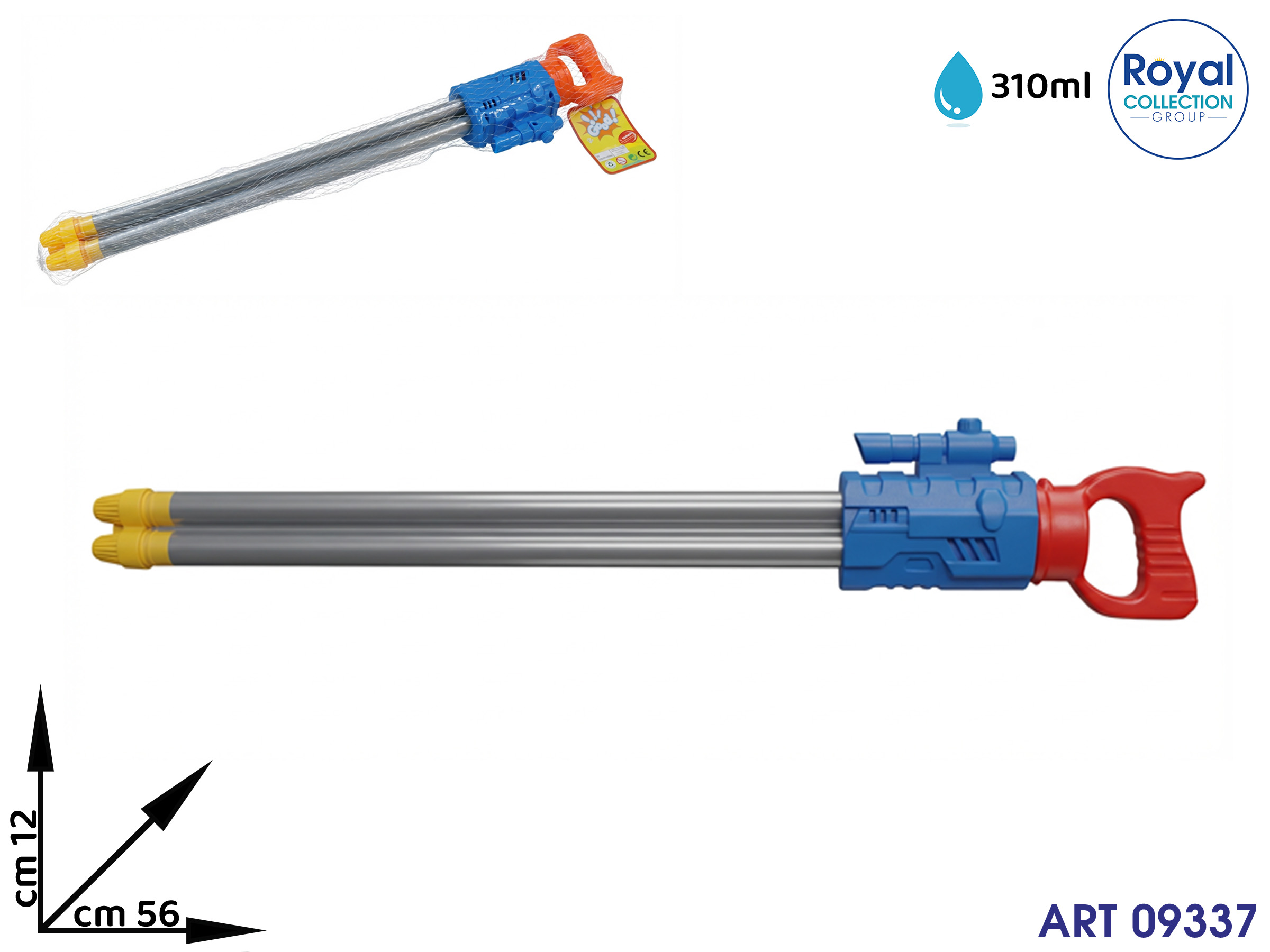 M205r Fucile Acqua Gigante In Rete Cm 59