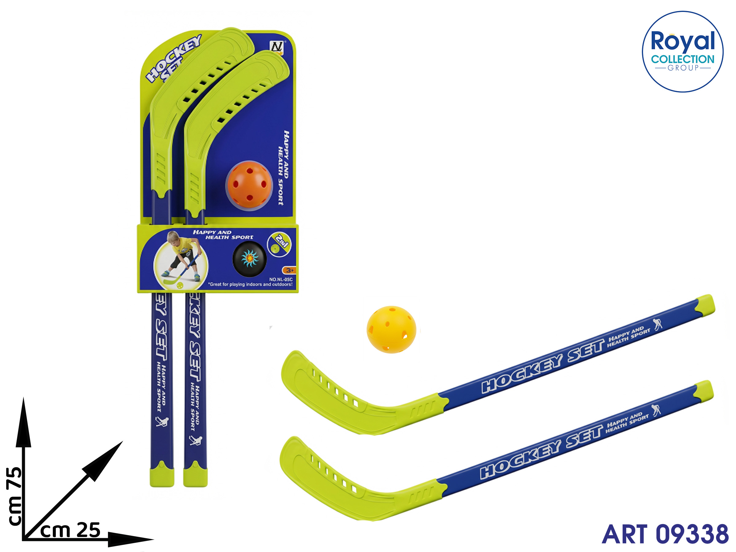 Nl-05c Gioco Hockey 2 In 1  Cm 75