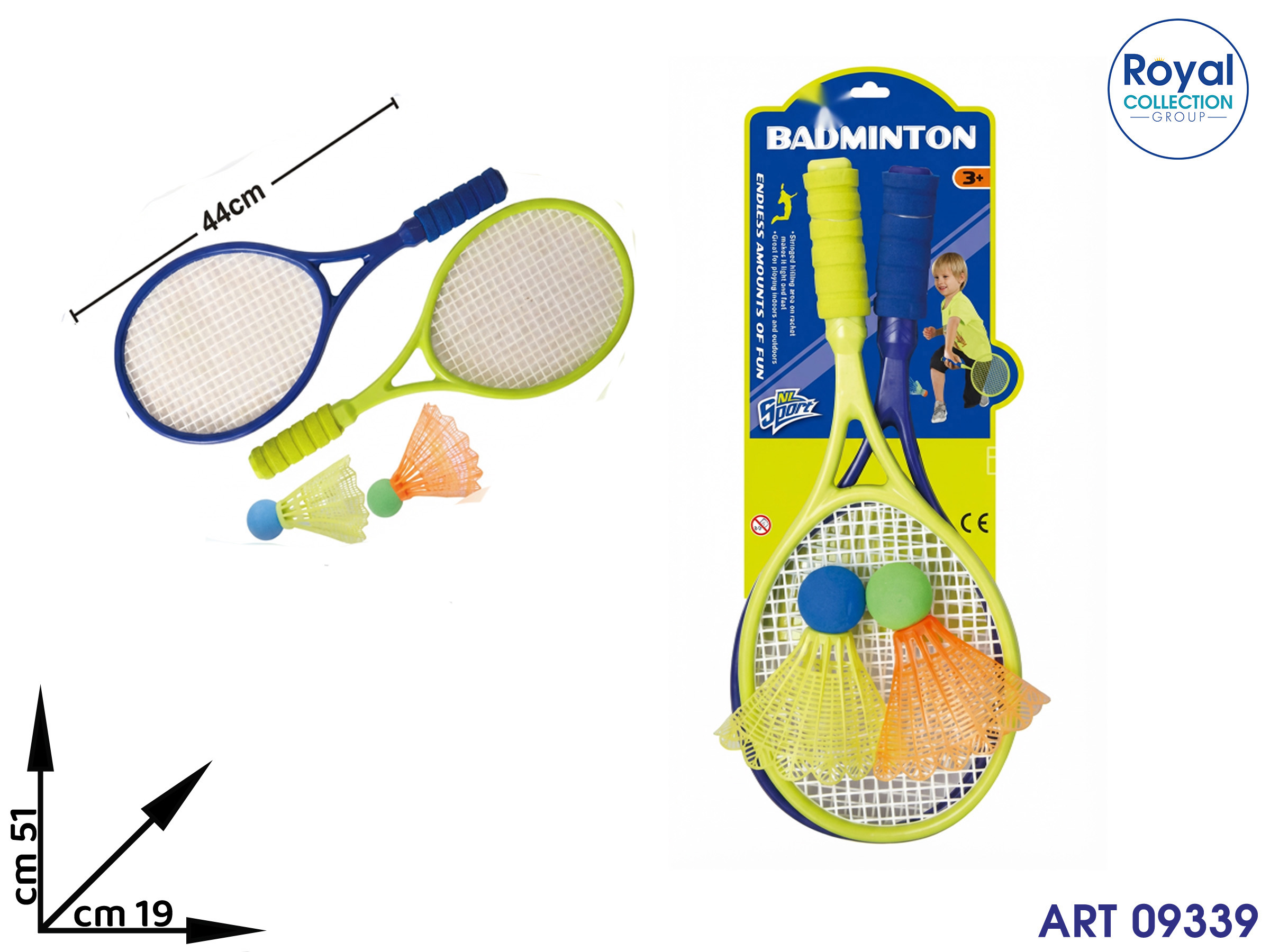 Nl-16a  Gioco Badminton Cm 51
