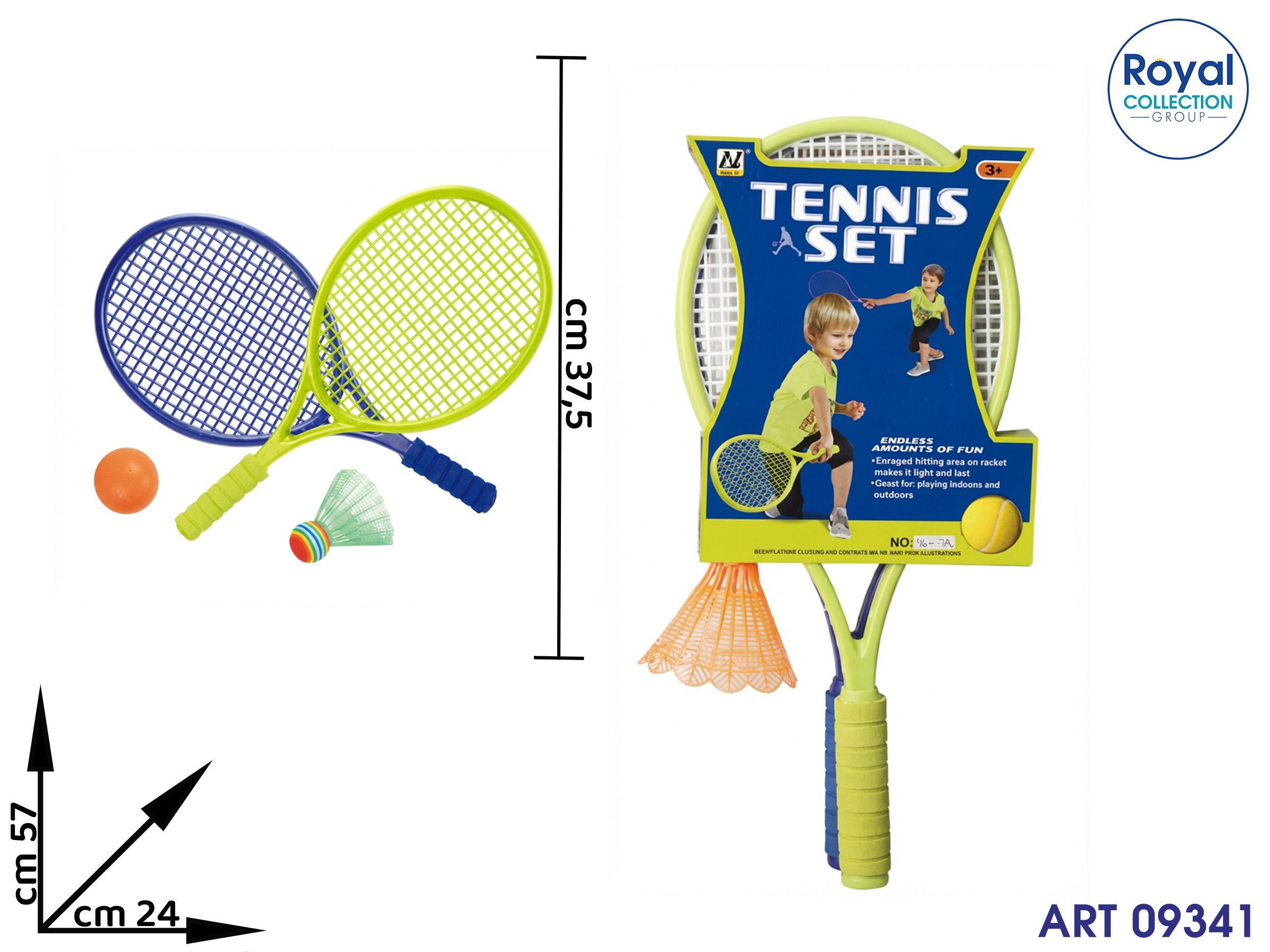 Nl-17a Super  Tennis Set  Cm Cm 57x24