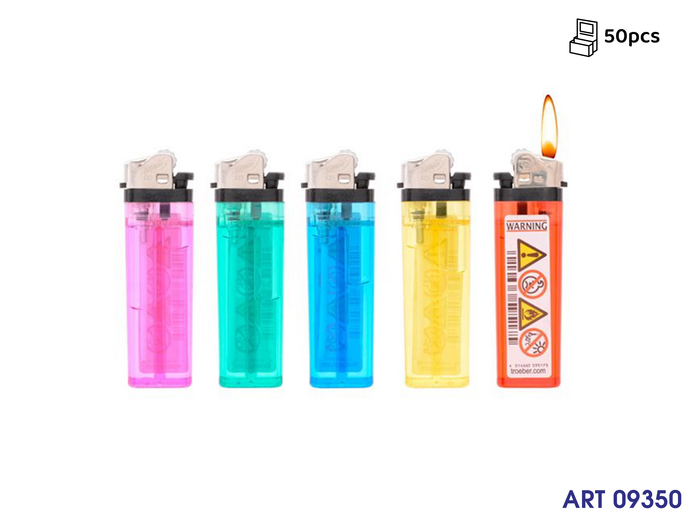 3595175  3938006 Softflame Accendino Trasp Display 50 Pz