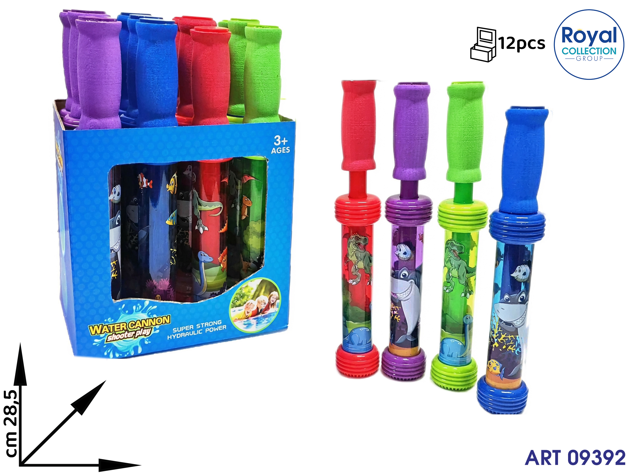 T1 Gioco Sparaacqua Sport Col Ass Cm  28.5 Display 12 Pz