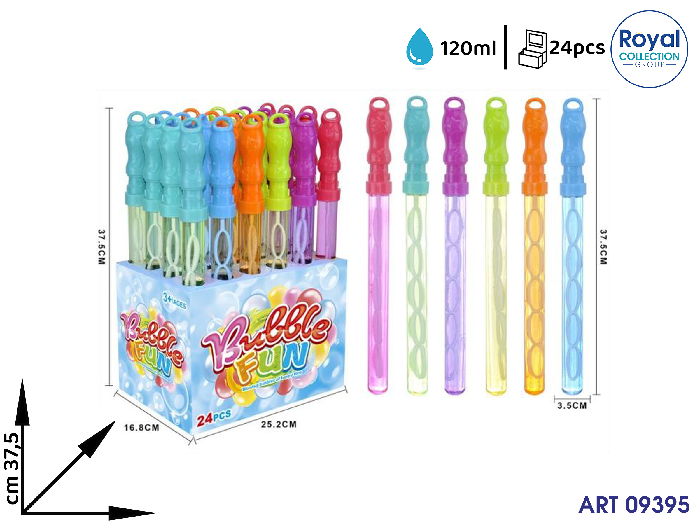 889-40 Bolle Di Sapone Cm 37.5 Display 24 Pz