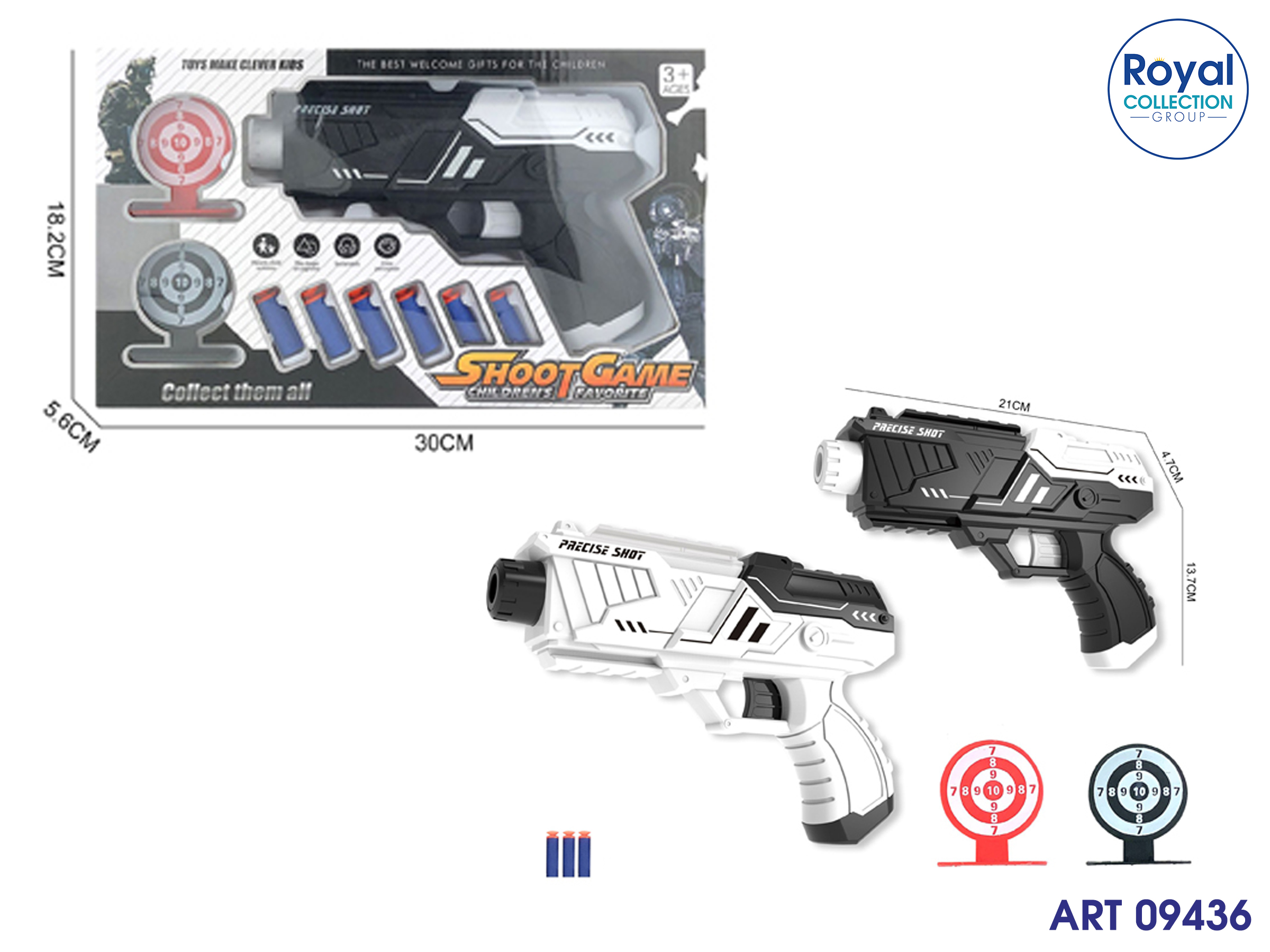 K5400338 Shoot Game 2 Ass Cm 30x18.5