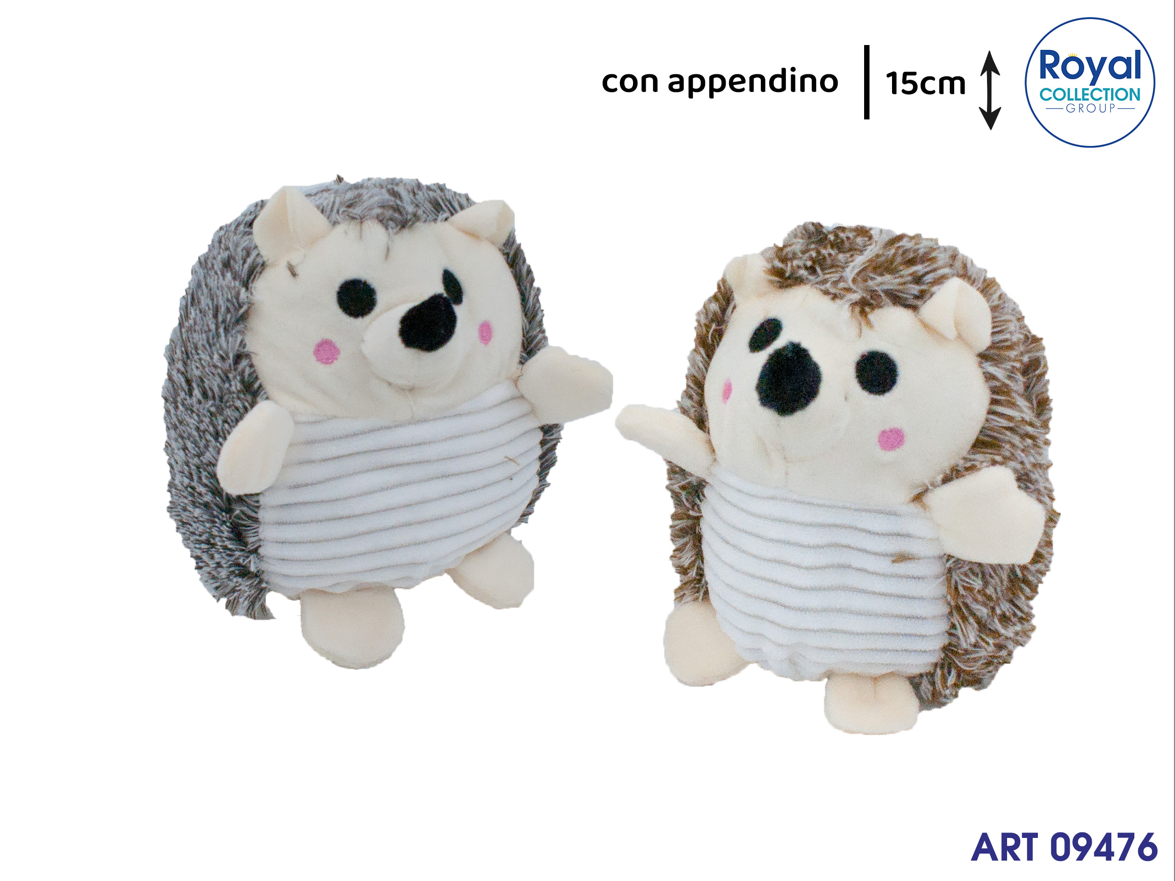 Pl2807 Riccio Peluche 2 Ass Cm 15