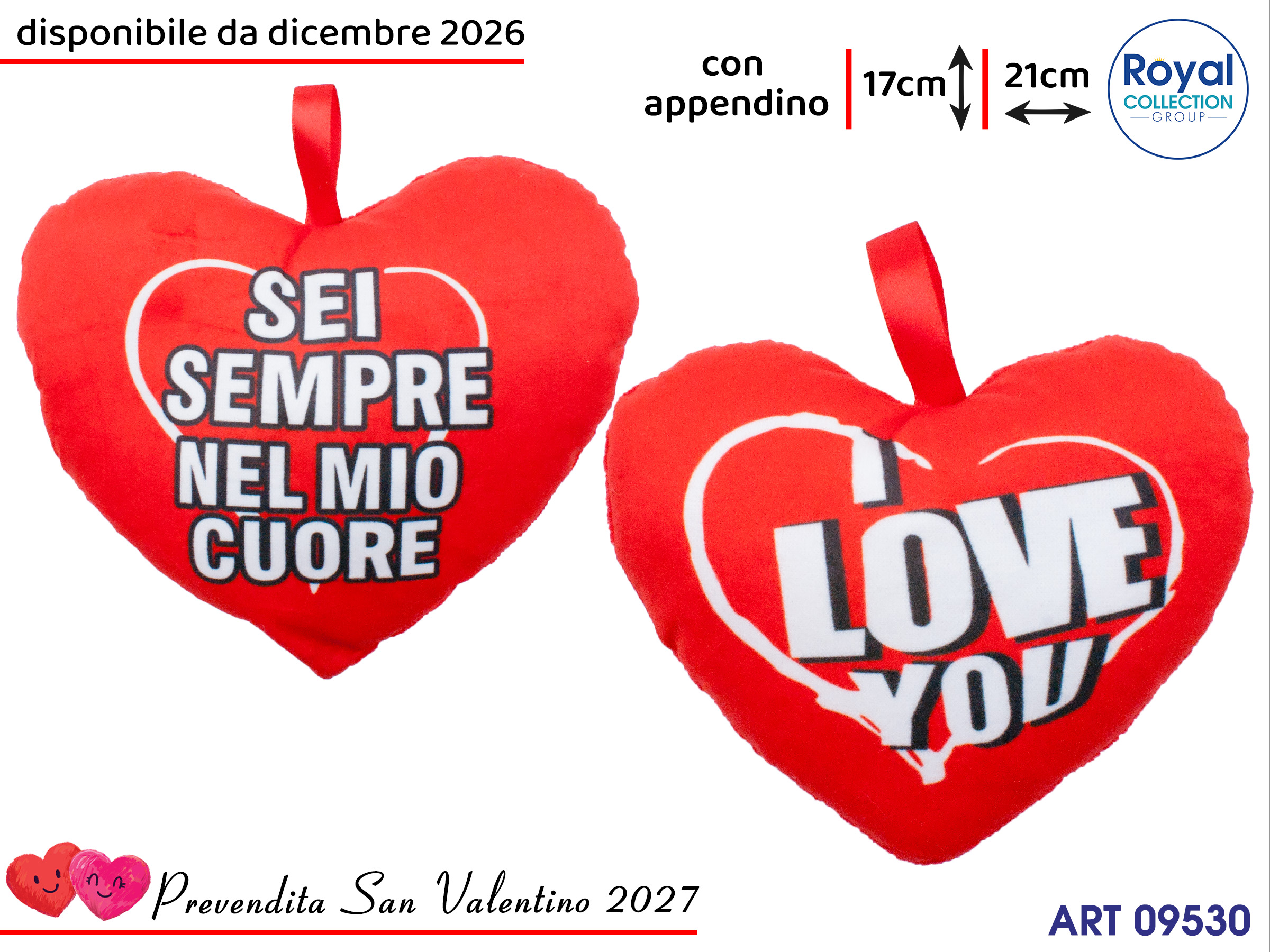 Pl3058 3 Cuore Peluche Innamorati Cm 21