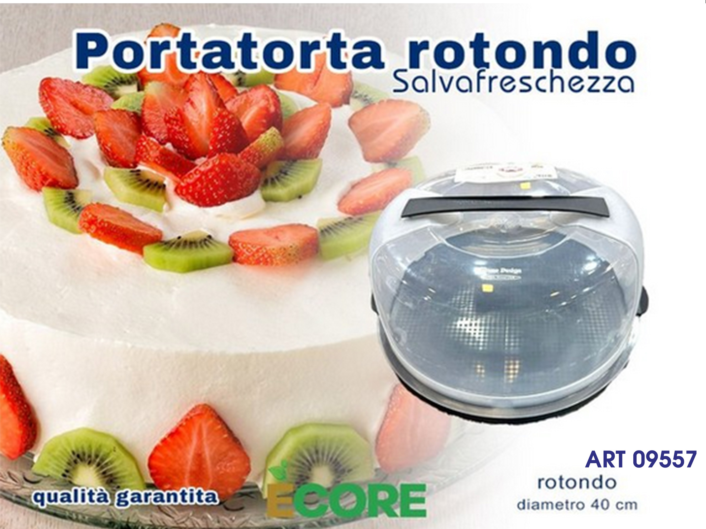 Portatorta Rotondo Grande  Cm 40