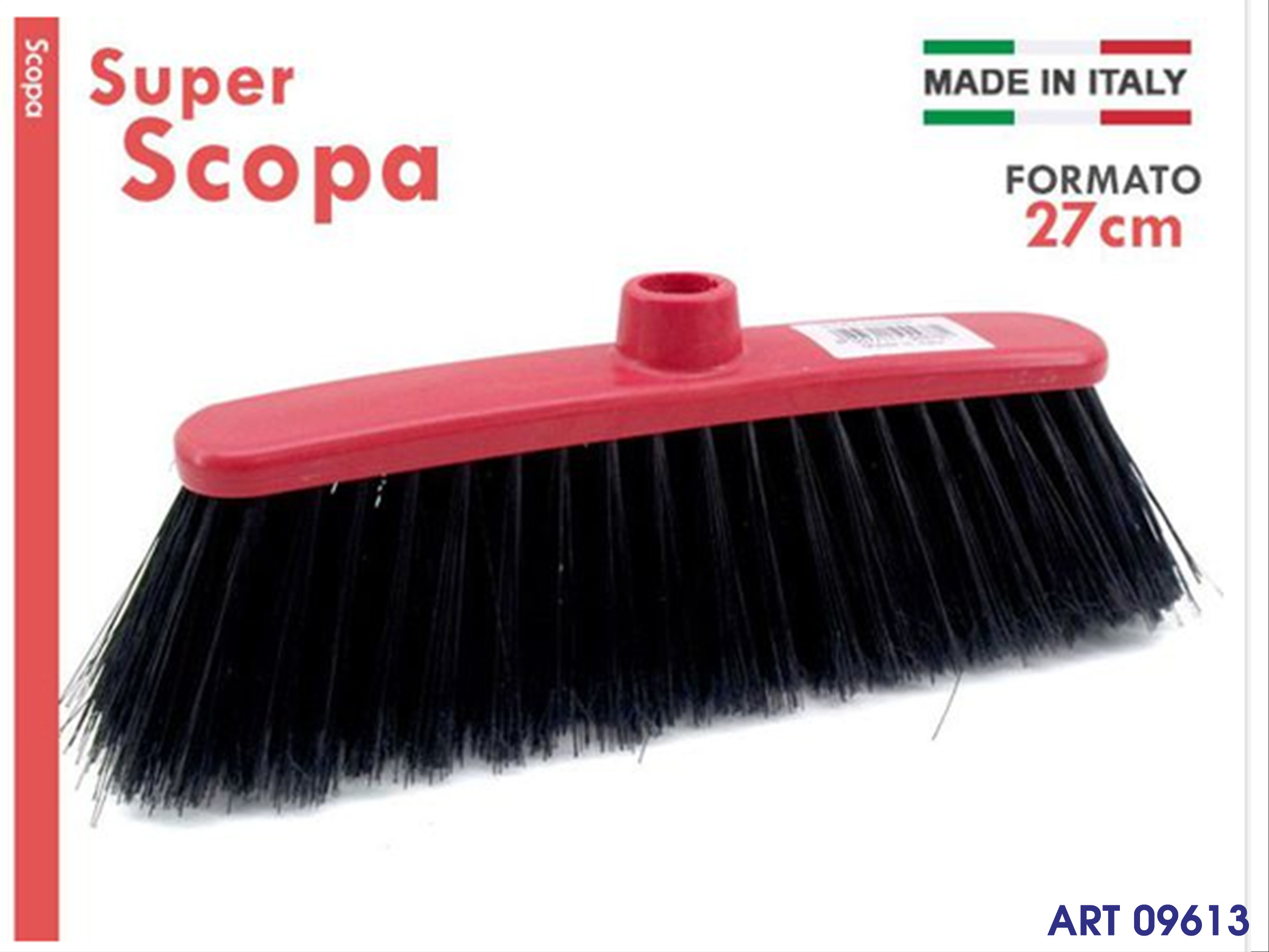Scopa Rosso Nera 145 Lux Cm 28