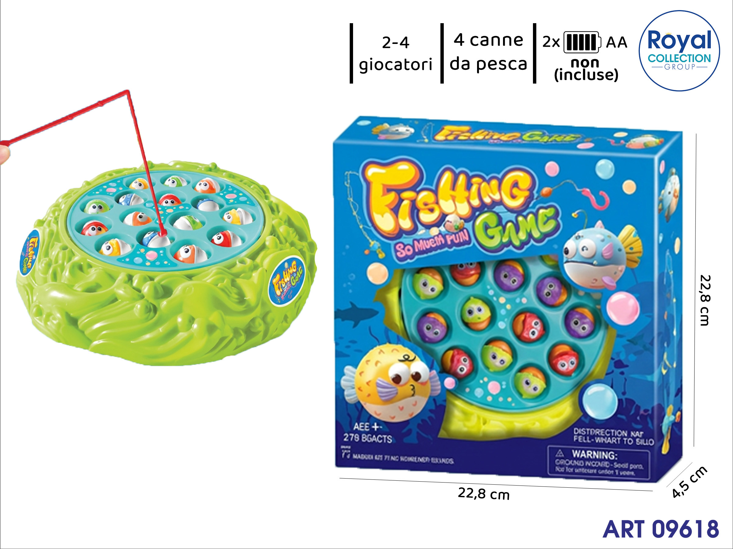 Bbx600 Fishing Game A Batteria Cm 23x23
