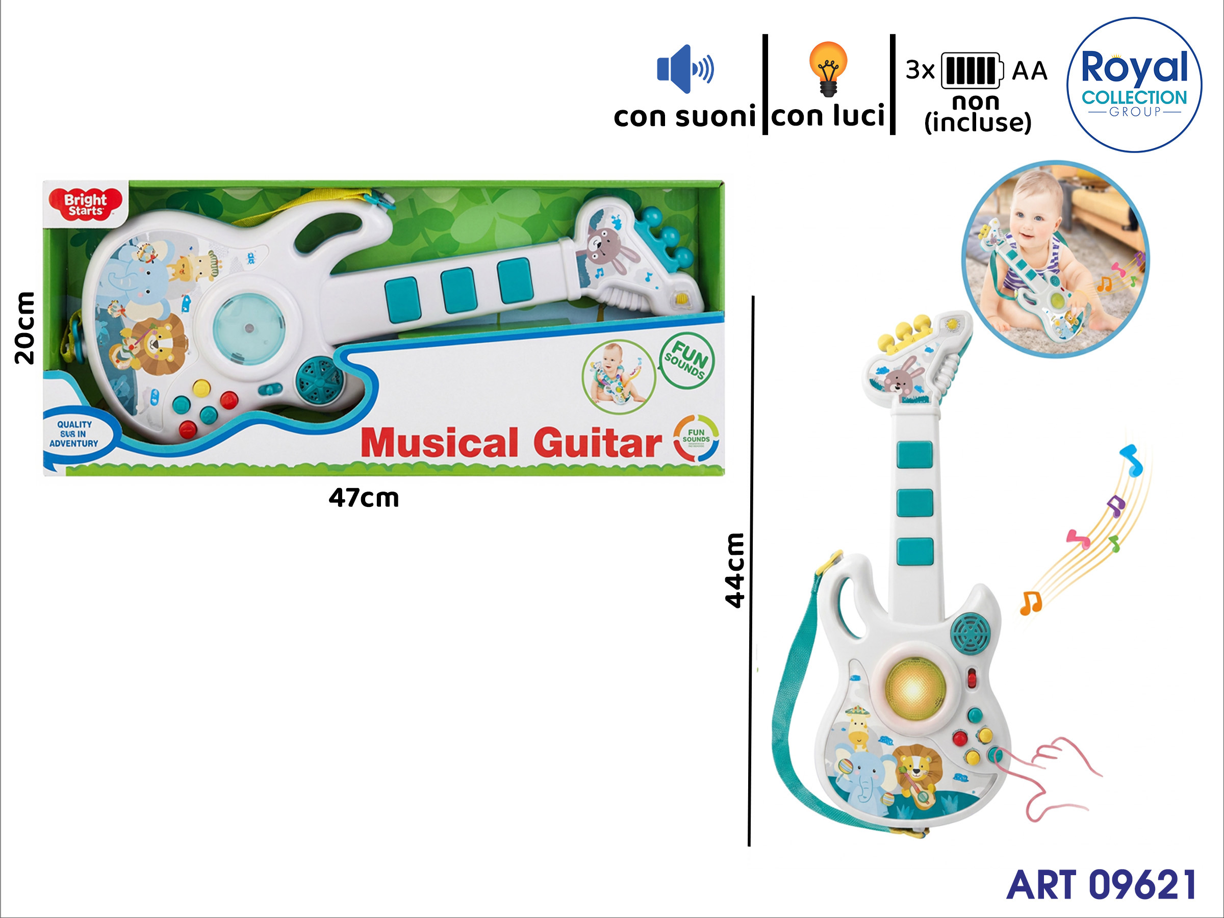 847bs Chitarra Musicale Cm 47x20