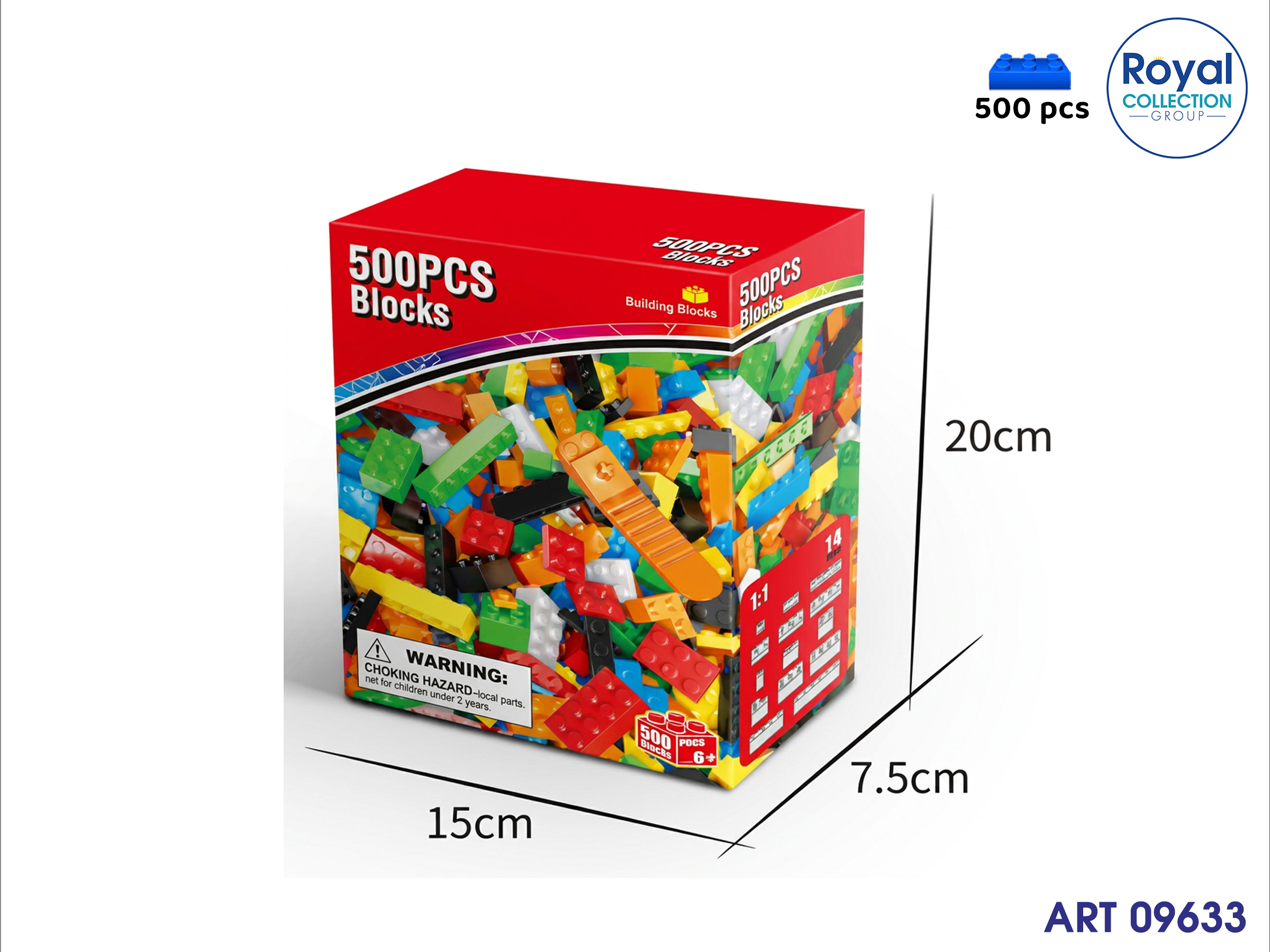 B500 Box Mini-costruzioni 500 Pz  Cm 20x15